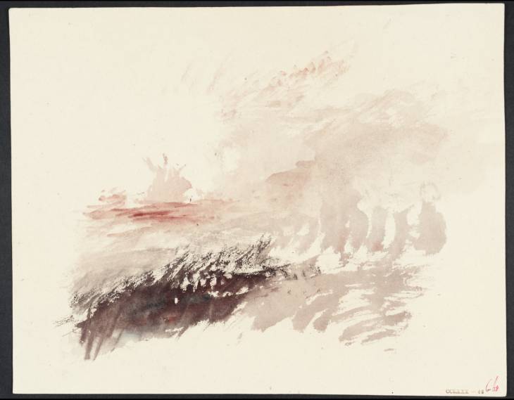 Joseph Mallord William Turner, ‘Vignette Study; for ?Campbell's 'Poetical Works' or Rogers's 'Poems'’ c.1835-6
