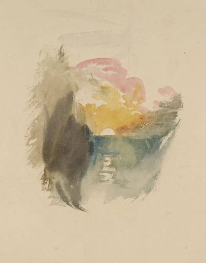 Joseph Mallord William Turner, ‘Vignette Study; Sea and Sun’ circa 1826-36