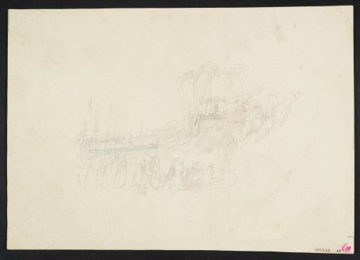 Joseph Mallord William Turner, ‘Study for 'The Landing of Columbus', for Rogers's 'Poems'’ c.1830-2