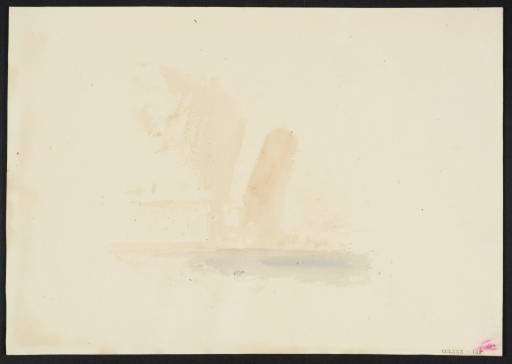 Joseph Mallord William Turner, ‘Vignette Study of Leaning Tower, ?Bologna, ?for Rogers's 'Italy'’ c.1826-7