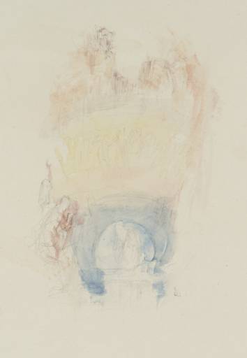Joseph Mallord William Turner, ‘Vignette Study for Moore's 'The Epicurean'; The Veiled Priestess of the Moon’ c.1837-8