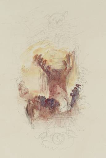 Joseph Mallord William Turner, ‘Study for 'The Chaplet' for Moore's 'The Epicurean'’ c.1837-8