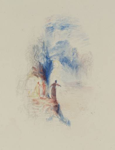 Joseph Mallord William Turner, ‘Vignette Study for Moore's 'The Epicurean'; The Grotto of the Anchoret’ c.1837-8