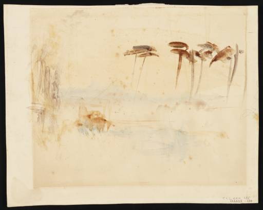 Joseph Mallord William Turner, ‘Pine Trees, Italy’ c.1832-42