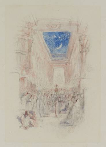 Joseph Mallord William Turner, ‘Study for 'The Chaplet' for Moore's 'The Epicurean'’ c.1837-8