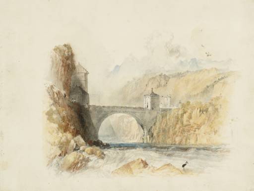 Joseph Mallord William Turner, ‘St Maurice, for Rogers's 'Italy'’ c.1826-7