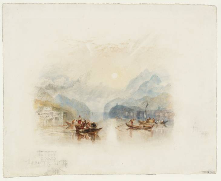 Joseph Mallord William Turner, ‘Lake of Como (I), for Rogers's 'Italy'’ c.1826-7
