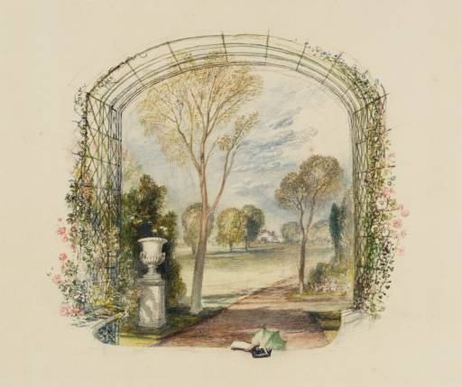 Joseph Mallord William Turner, ‘St Anne's Hill, II (In the Garden), for Rogers's 'Poems'’ c.1830-2