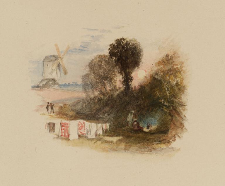 Joseph Mallord William Turner, ‘The Gipsy, for Rogers's 'Poems'’ c.1830-2