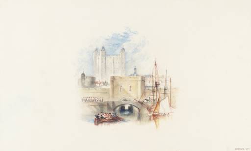 Joseph Mallord William Turner, ‘Traitor's Gate, Tower of London, for Rogers's 'Poems'’ c.1830-2