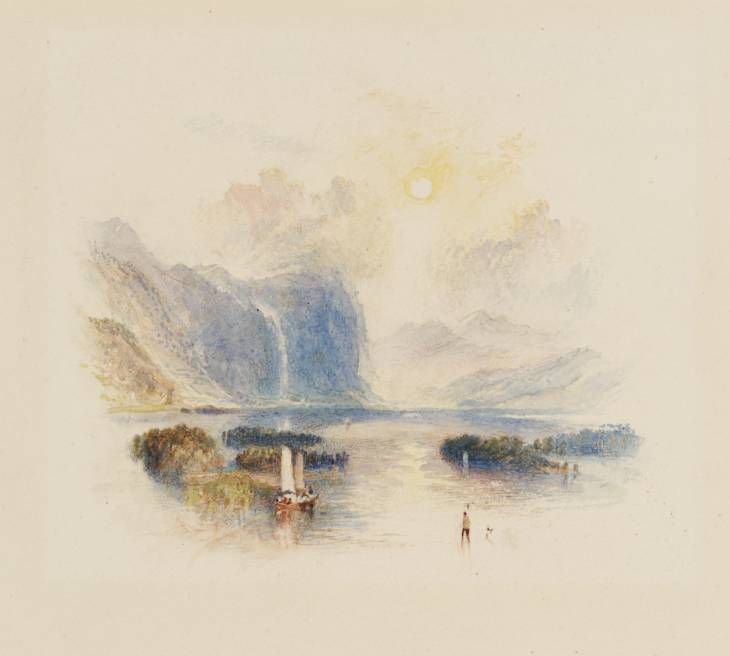 Joseph Mallord William Turner, ‘Keswick Lake, for Rogers's 'Poems'’ c.1830-2