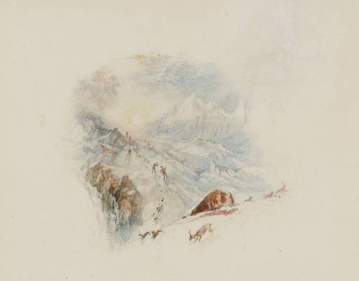 Joseph Mallord William Turner, ‘The Alps (The Alps at Daybreak), for Rogers's 'Poems'’ c.1830-2