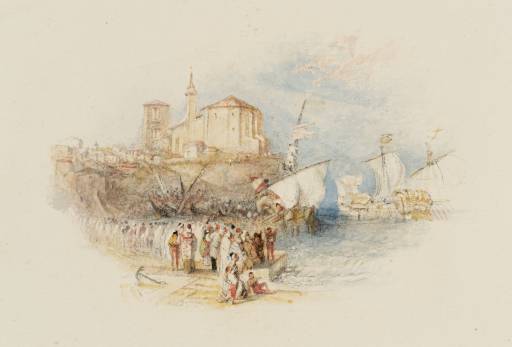 Joseph Mallord William Turner, ‘Columbus Setting Sail, for Rogers's 'Poems'’ c.1830-2