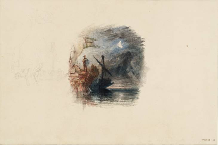 Joseph Mallord William Turner, ‘Land Discovered by Columbus, for Rogers's 'Poems'’ c.1830-2