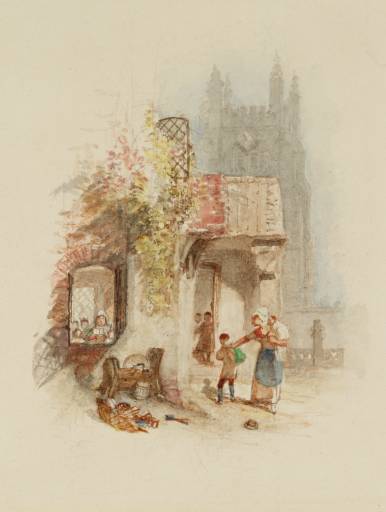 Joseph Mallord William Turner, ‘Going to School, for Rogers's 'Poems'’ c.1830-2