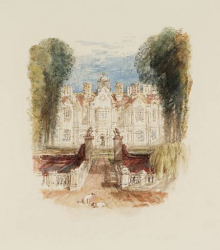 Joseph Mallord William Turner, ‘An Old Manor-House, for Rogers's 'Poems'’ c.1830-2