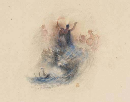 Joseph Mallord William Turner, ‘A Tempest - Voyage of Columbus, for Rogers's 'Poems'’ c.1830-2