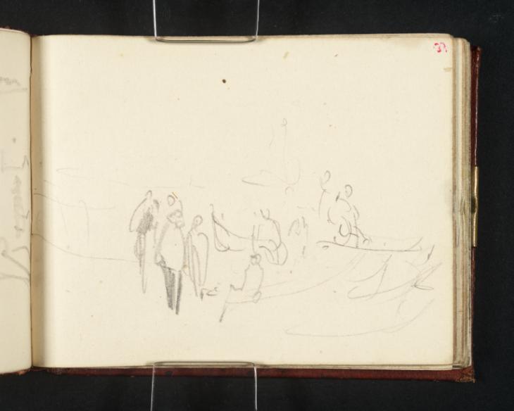 Joseph Mallord William Turner, ‘Fishermen and Boats’ c.1834-6