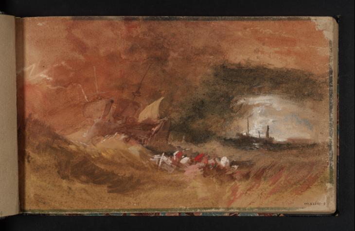 Joseph Mallord William Turner, ‘Shipping in a Storm’ c.1834