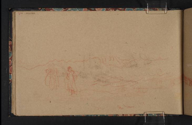 Joseph Mallord William Turner, ‘Figures on a Beach, ?Margate, Kent’ c.1834