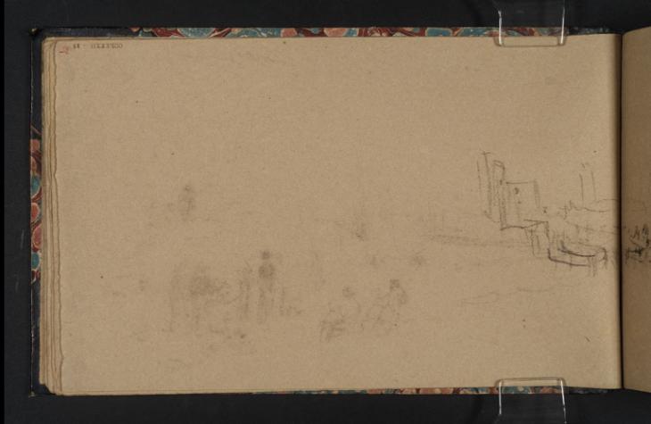 Joseph Mallord William Turner, ‘Coastal Terrain with Shipping’ c.1834