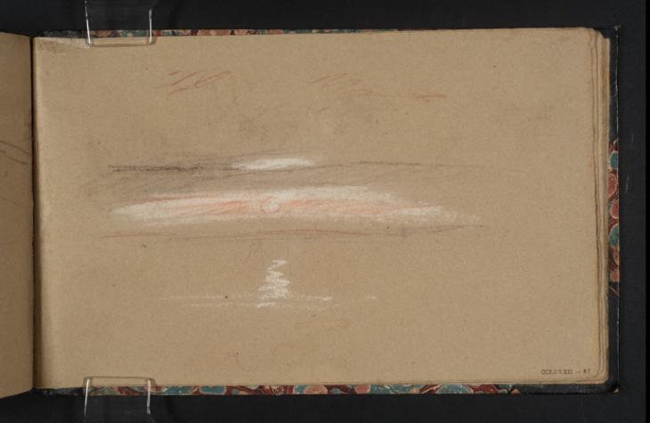 Joseph Mallord William Turner, ‘Low Sun over the Sea’ c.1834