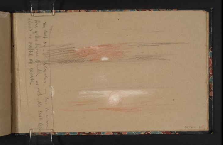Joseph Mallord William Turner, ‘Low Sun over the Sea’ c.1834
