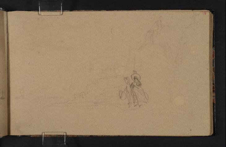 Joseph Mallord William Turner, ‘Figures and Coastal Terrain, ?near Margate, Kent’ c.1834