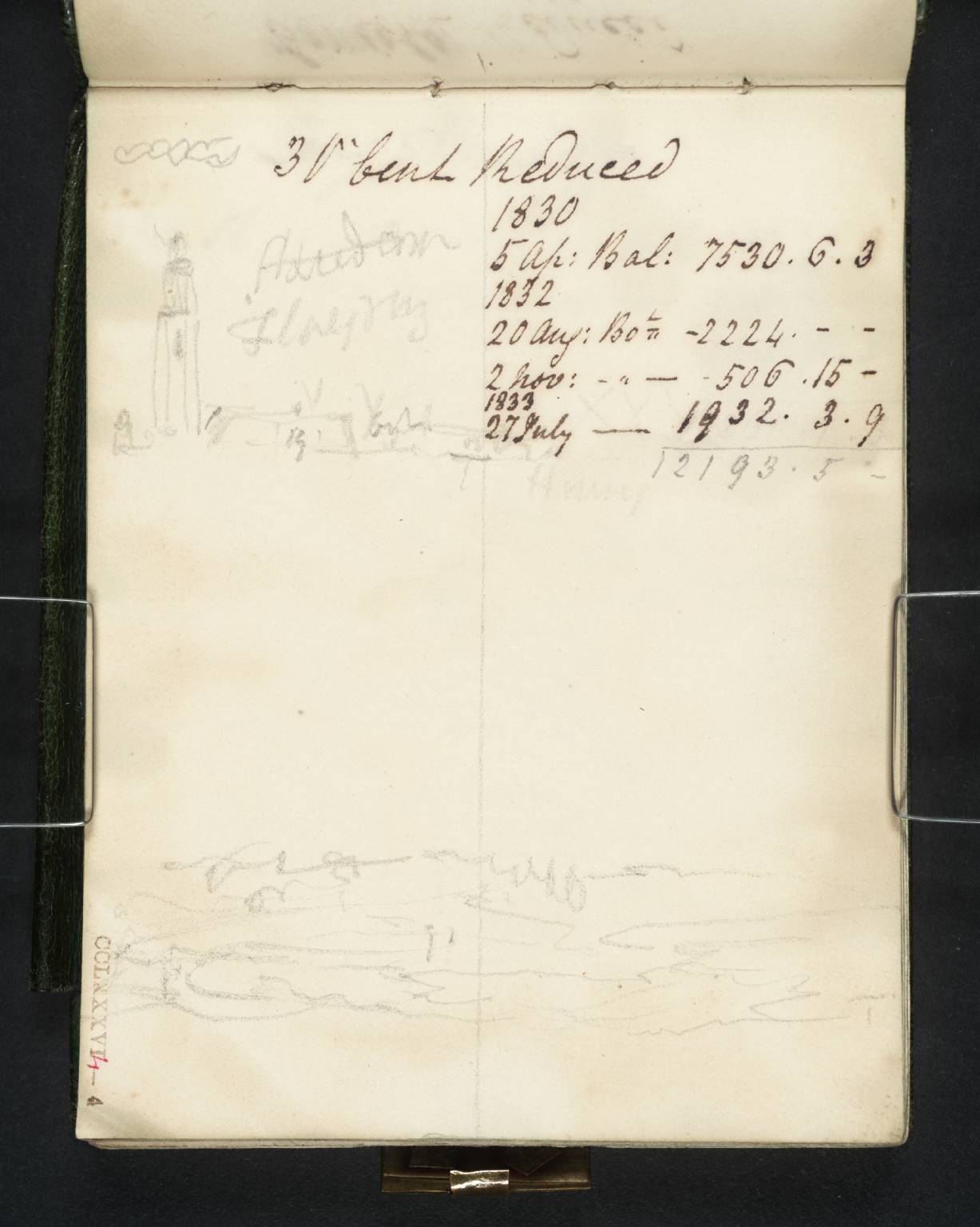 A Lighthouse at ?Flushing [Turner]; Also Distant Hills