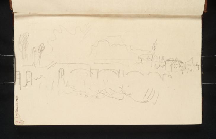 Joseph Mallord William Turner, ‘Fort Charlemont, Saint-Hilaire and the Bridge at Givet, Looking Upstream’ 1839