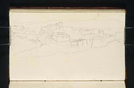 Joseph Mallord William Turner, ‘Sedan from the North-East, Looking Down on to the Fortress and the Towers of St Charles's Church’ 1839