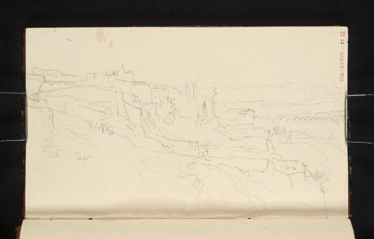 Joseph Mallord William Turner, ‘?Sedan with the Viaduct of Torcy’ 1839