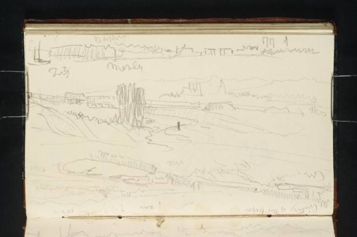 Joseph Mallord William Turner, ‘Three Distant Views of Thionville’ 1839