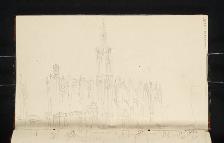 Joseph Mallord William Turner, ‘Metz Cathedral from the Corner of the Place d'Armes’ 1839