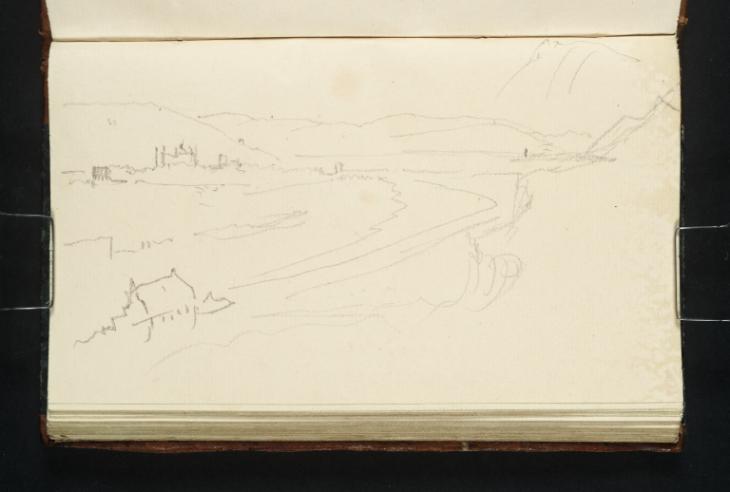 Joseph Mallord William Turner, ‘Trier from the Hillside above Pallien, Looking Down on to the White House and up the Moselle to the Roman Bridge’ 1839