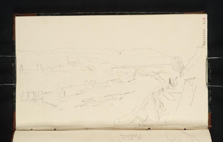 Joseph Mallord William Turner, ‘Trier from Pallien, Looking up the Moselle to the Bridge in the Distance’ 1839