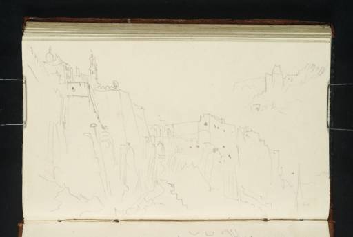 Joseph Mallord William Turner, ‘St Michael's Church, the Pont du Château and Bock, Luxembourg, Looking North-Eastwards along the Valley of the Alzette’ 1839