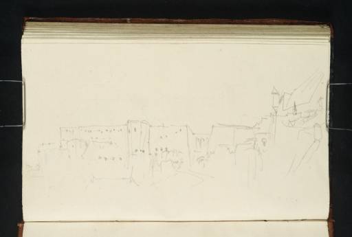 Joseph Mallord William Turner, ‘The Bock, Pont du Château and Spanish Turret, Luxembourg, from the North’ 1839
