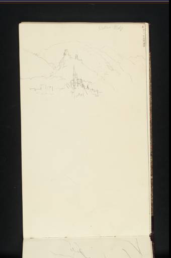 Joseph Mallord William Turner, ‘Klotten and Burg Coraidelstein, Looking Downstream’ 1839