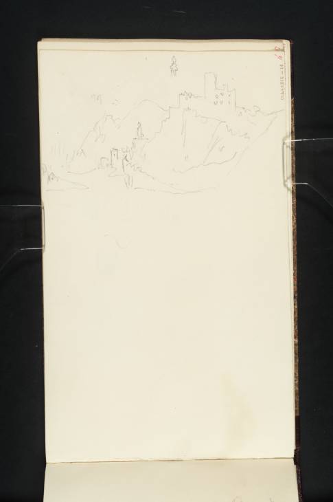 Joseph Mallord William Turner, ‘Beilstein and Burg Metternich, Looking Downstream; Detail of the Spire of St Joseph's Church’ 1839