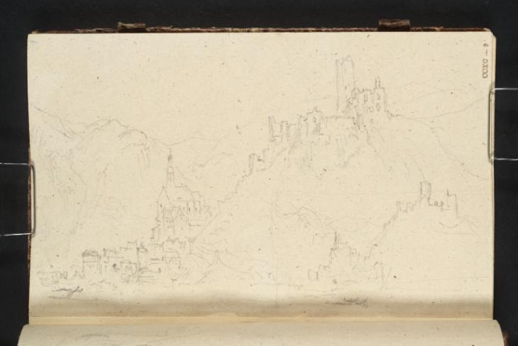 Joseph Mallord William Turner, ‘Two Views of Beilstein and Burg Metternich, Looking Downstream’ 1839