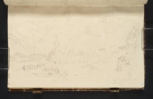Joseph Mallord William Turner, ‘Bernkastel and the Landshut, Looking Downstream from the East Bank’ 1839