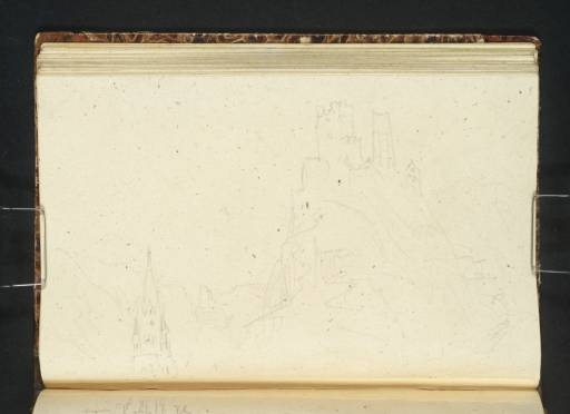 Joseph Mallord William Turner, ‘The Liebfrauenkirche at Oberwesel and the Schönburg, Looking Upstream’ 1839