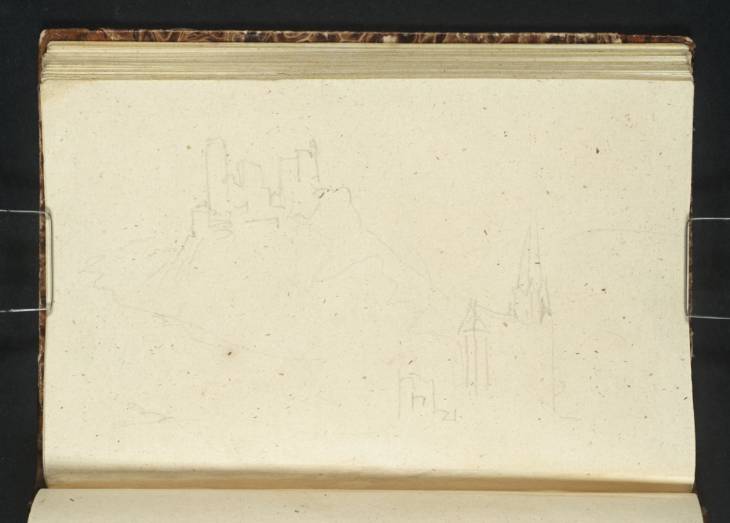 Joseph Mallord William Turner, ‘The Schönburg and Liebfrauenkirche at Oberwesel’ 1839