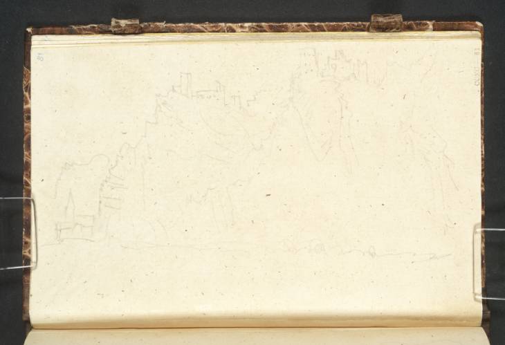 Joseph Mallord William Turner, ‘Bornhofen, Burg Sterrenberg and Burg Liebenstein, Looking Downstream’ 1839