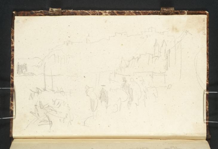 Joseph Mallord William Turner, ‘The Moselle Waterfront at Coblenz, below the Bridge, with Ehrenbreitstein Beyond’ 1839