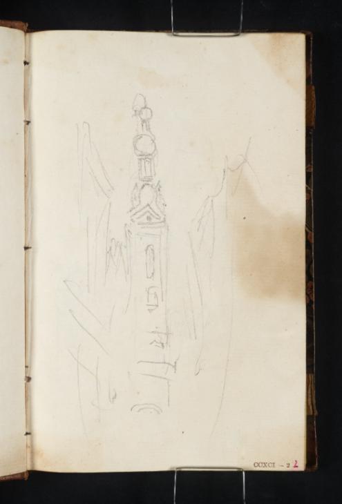 Joseph Mallord William Turner, ‘The Spire of St Martin's Church, Cochem’ 1839