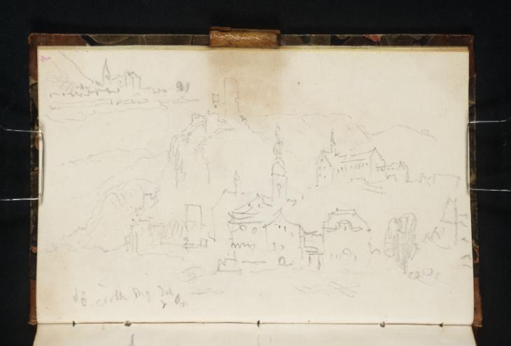 Joseph Mallord William Turner, ‘Cond and Cochem, Looking Upstream’ 1839