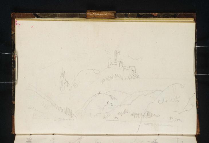 Joseph Mallord William Turner, ‘Klotten, Looking Upstream; Klotten and Pommern, Looking Upstream’ 1839