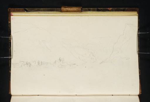 Joseph Mallord William Turner, ‘Distant View of Burg Bischofstein from Moselkern’ 1839